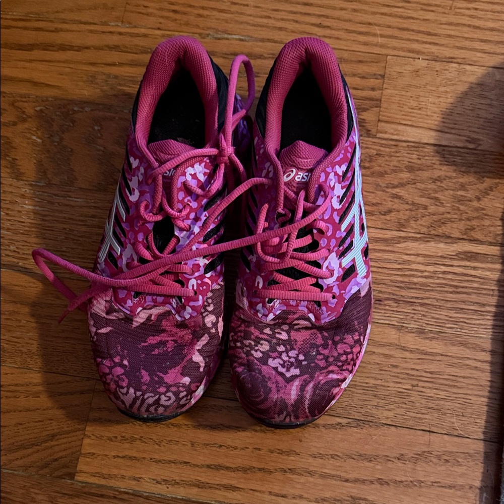 ASICS Women's Purple and Pink Athletic Shoes